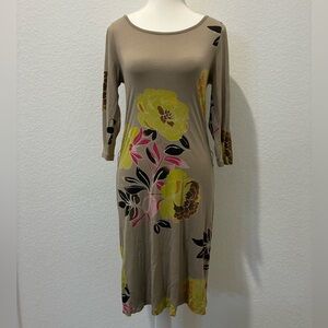 Old Navy | Beige and Pink Cotton Dress